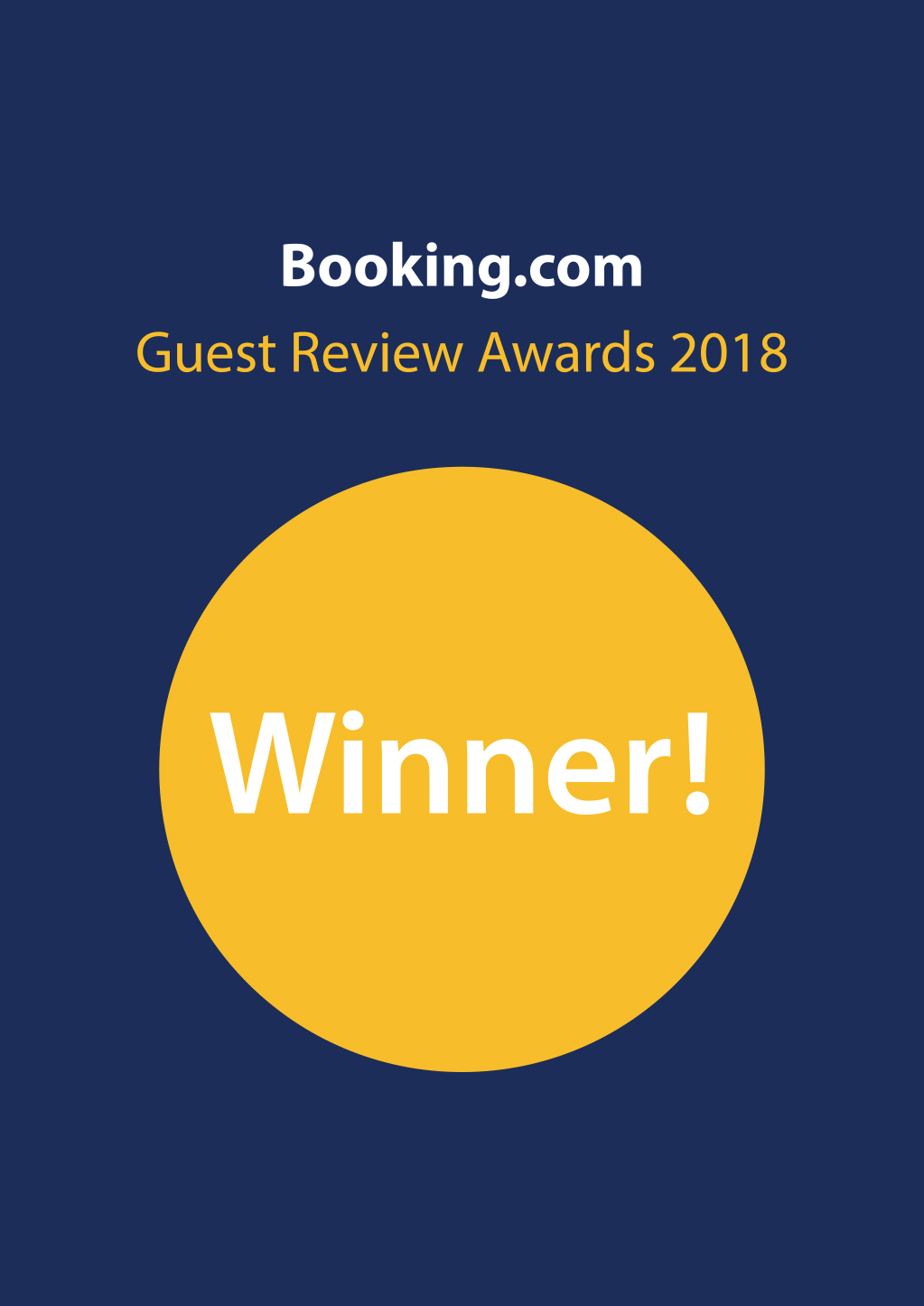 Booking.com - Guest Review Awards - 2018